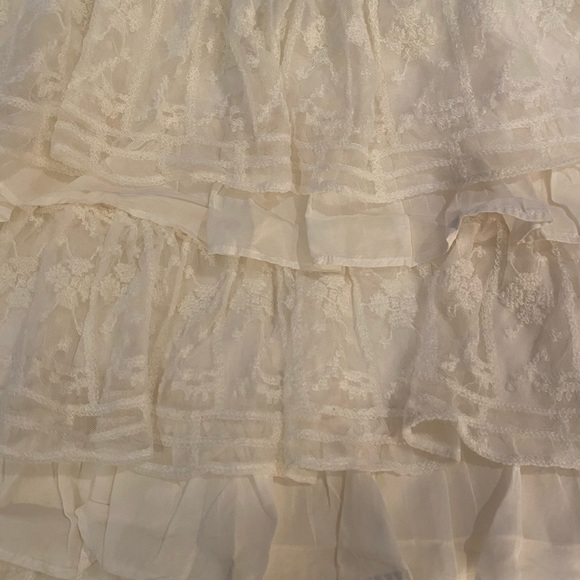 NWT ZARA EMBROIDERED TIERED DRESS SMALL - Picture 3 of 6